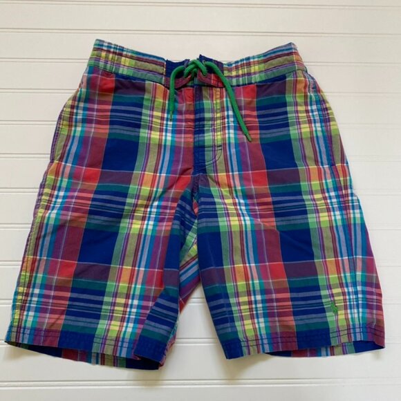Ralph Lauren Other - Ralph Lauren Plaid Swimsuit Boys 10/12